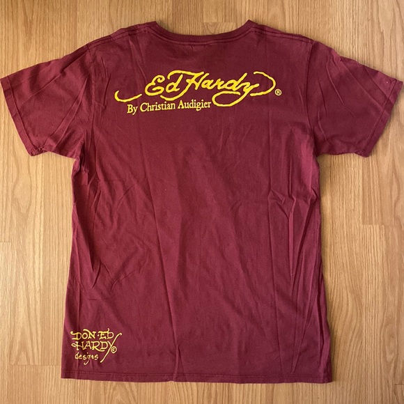 ❤️ Ed Hardy by Christian Audigier Eagle Tee Size Large NWOT - Picture 12 of 12